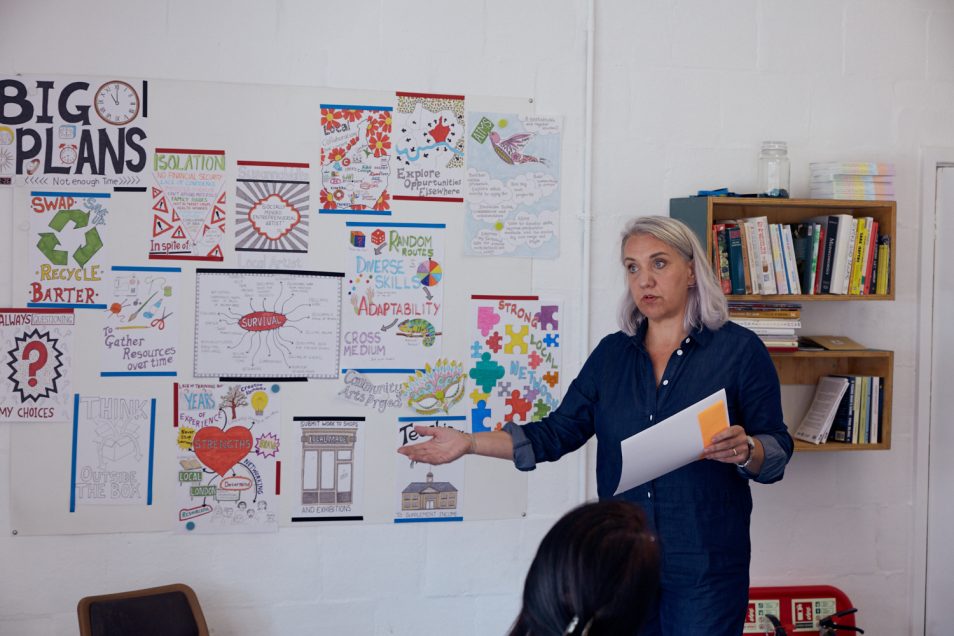 Study Day and Launch: Redrawing Artistic Economies, Barking (UK), 2018. Photo: Levin Haegele