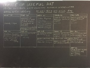 Programme for the Office of Useful Art